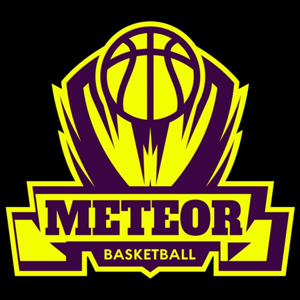Meteor Basketball Logo Template Miniatura