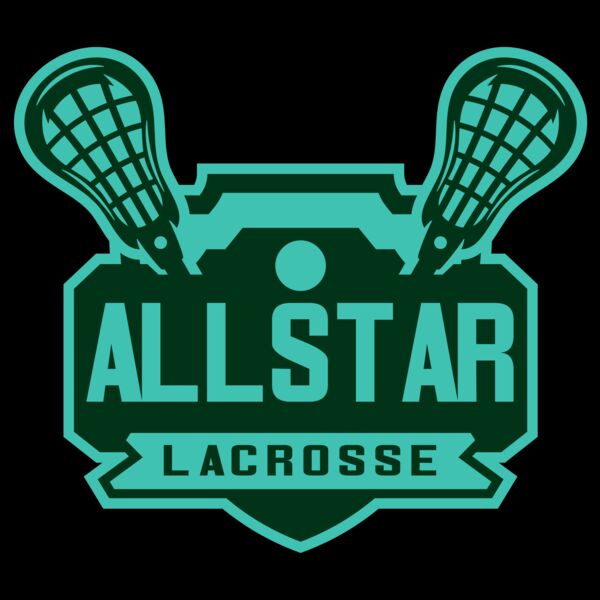 All stars Lacrosse Logo Template Miniatura