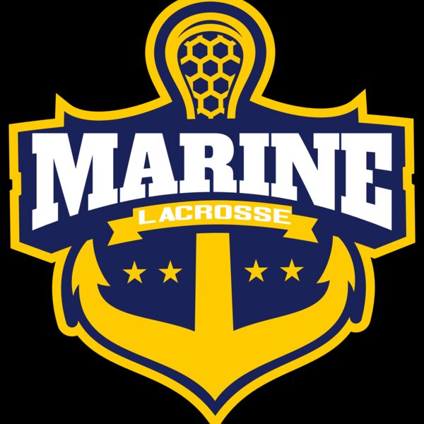 Marine Lacrosse Logo Template Miniatura