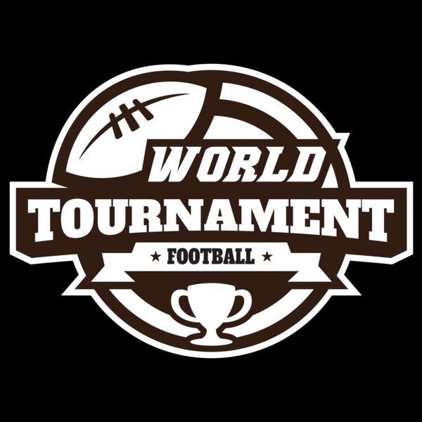 World Tournament Football logo template Miniatura