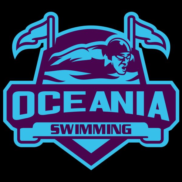 Oceania Swimming logo template Miniatura