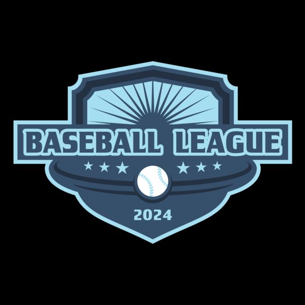 Baseball League Logo 01 Miniatura