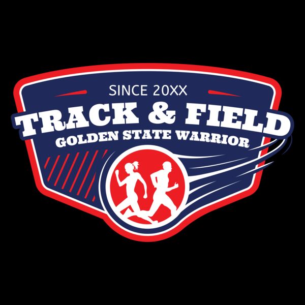 Track & Field Team Logo 01 Miniatura