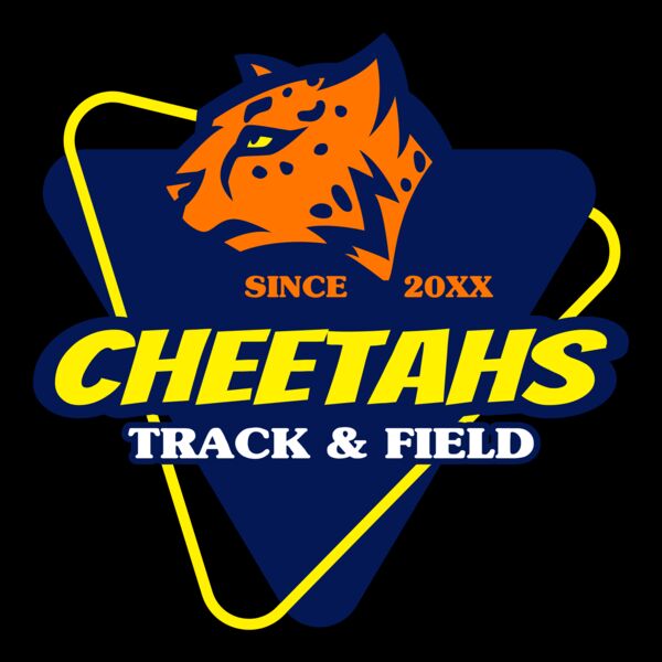 Cheetahs Track & Field Team Miniatura
