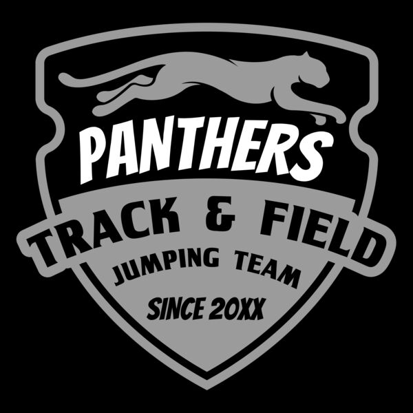 Panthers Track & Field team Miniatura