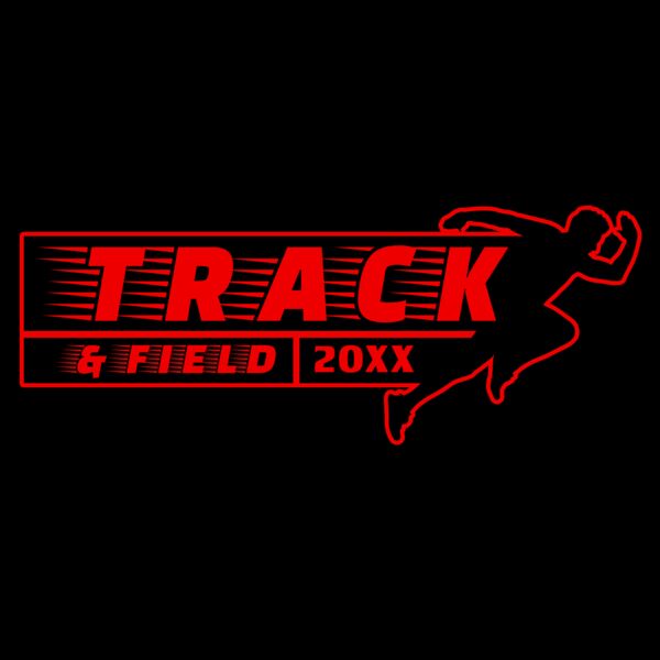 Track & Field Team Logo 08 Miniatura