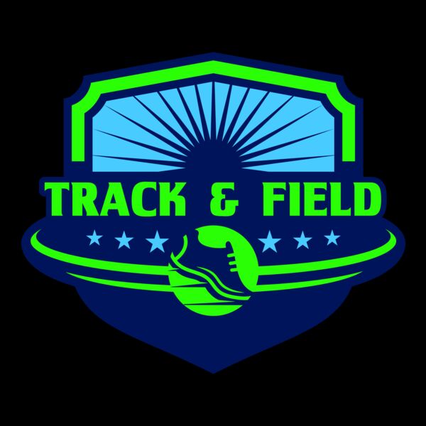 Track & Field Team Logo 12 Miniatura