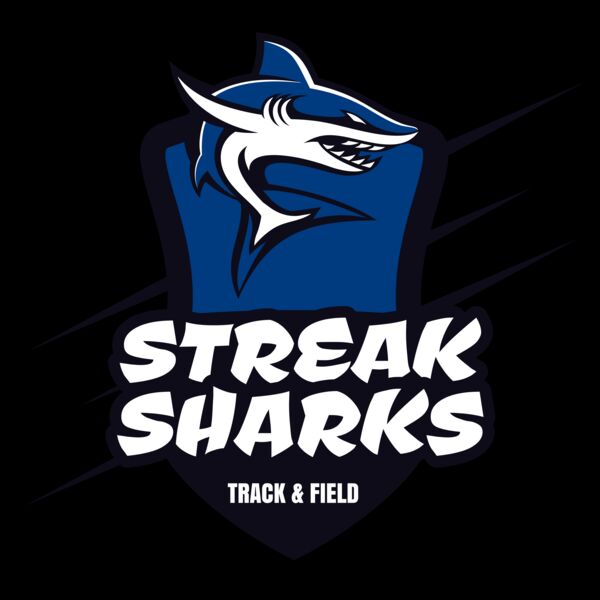 Sharks Track & Field Team Logo 01 Miniatura