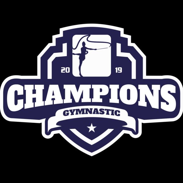Champions Gymnastic logo template 02 Miniatura